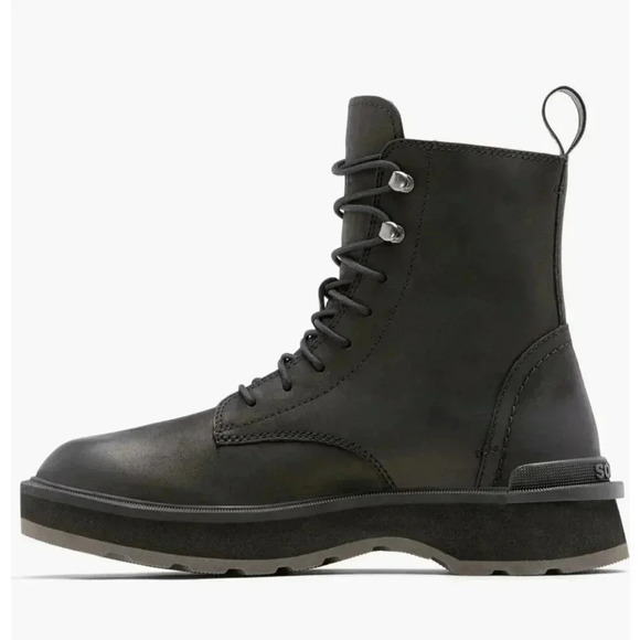 Sorel womens Hi-Line Platform Combat Boot Sz 6 - Picture 1 of 5
